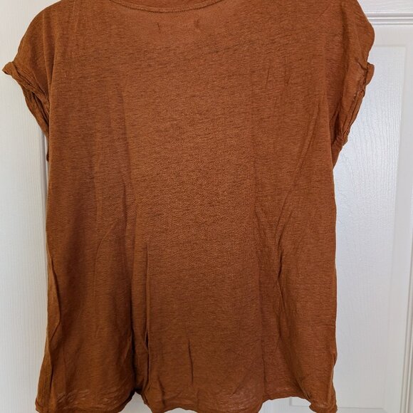 Lou & Grey Linen Knot Front Tee - Picture 1 of 1